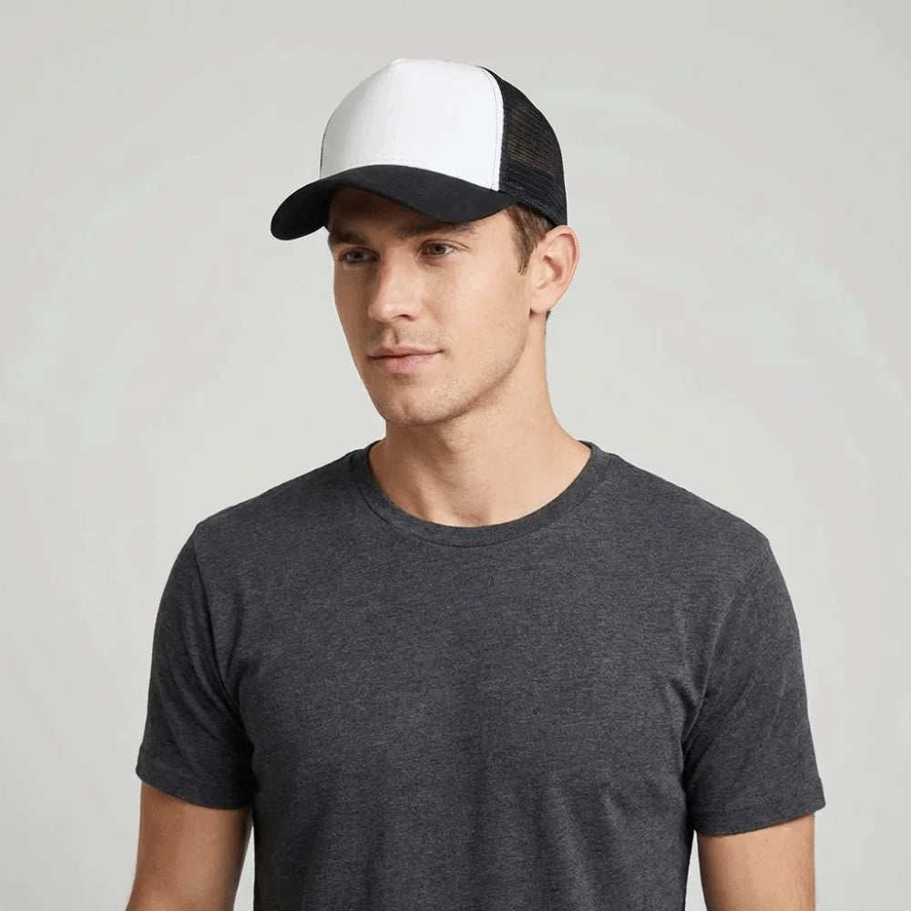 Unisex Suede Mesh Baseball Cap | Adjustable Sun Hat