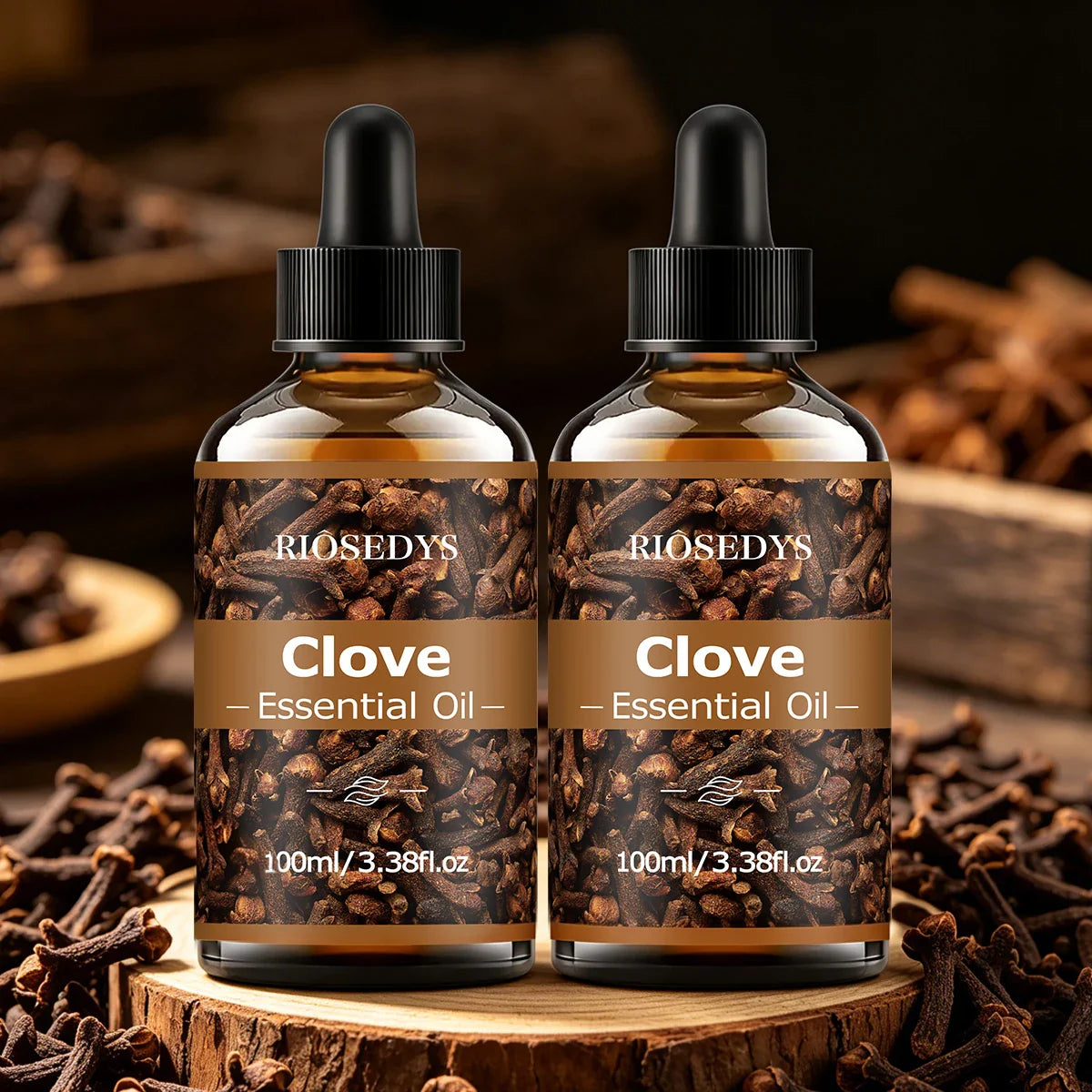 RIÔSEDYS 100ml Clove Essential Oil for Massage & Skincare