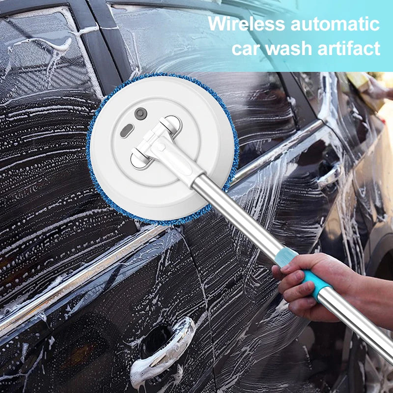 GUOHE Wireless Electric Spin Mop – 2-in-1 Wet & Dry Cleaner