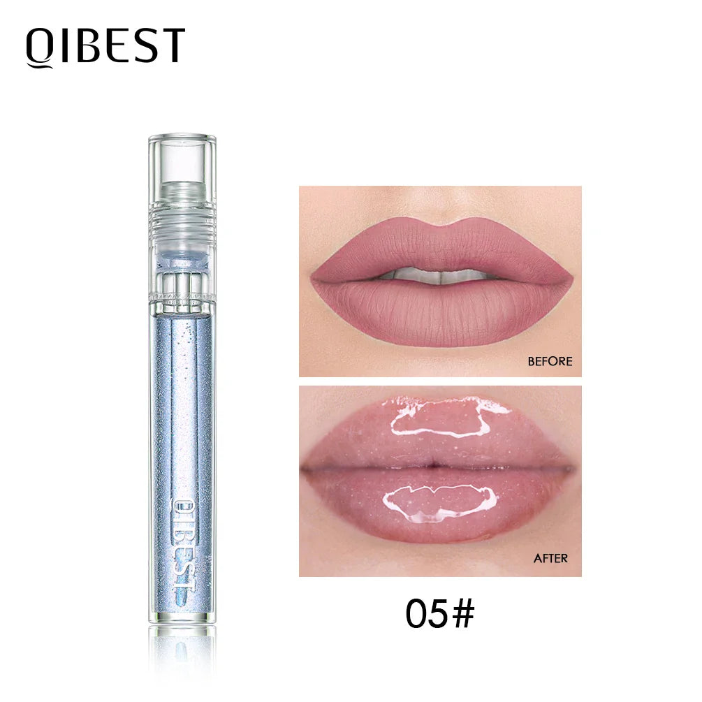 QIBEST Plumping Lip Gloss – Hydrating Long-Lasting Tint