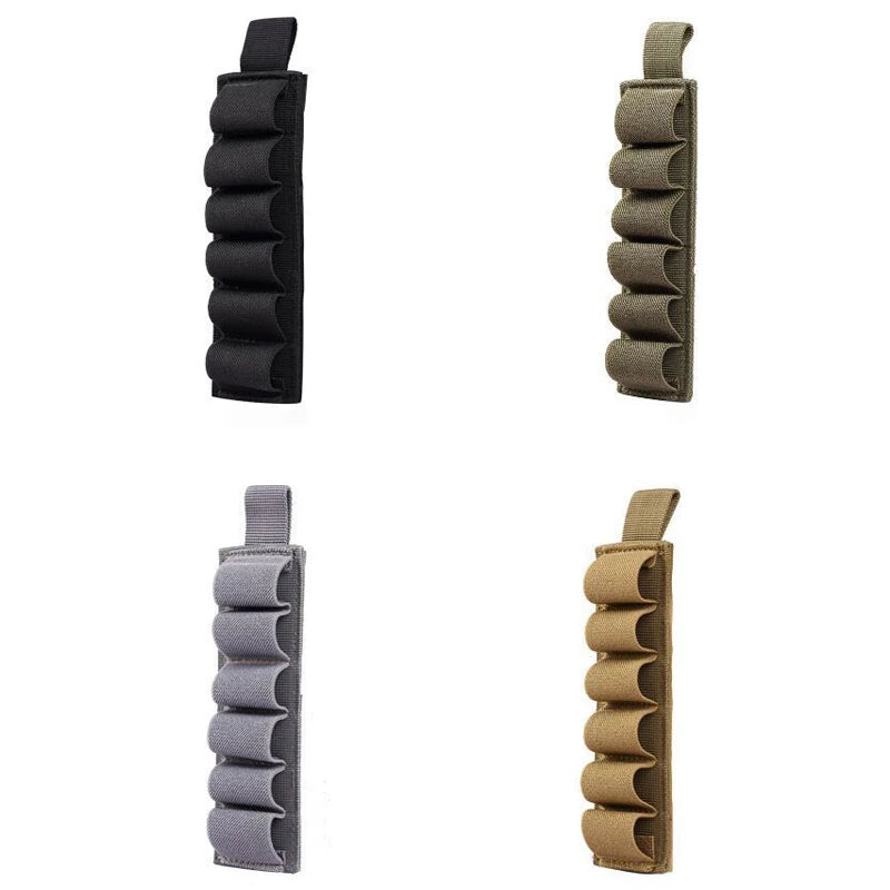 12 Gauge Shotgun Shell Holder – 6 Round Hook & Loop Strip