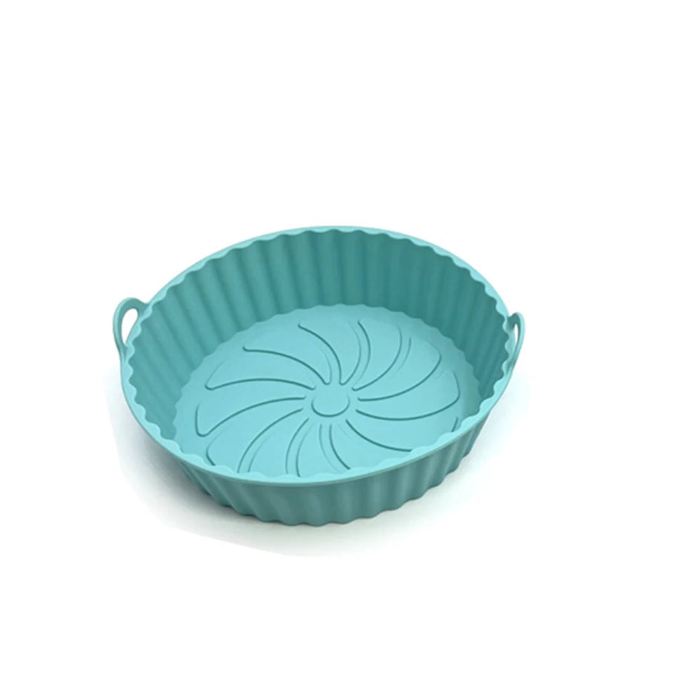 Silicone Air Fryer Basket Liner – Reusable BPA-Free Pan Insert