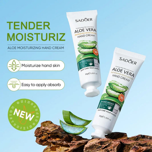 SADOER Aloe Vera Hand Cream – Moisturizing & Hydrating 30g Aloe Hand Cream Oasis Select Default Title
