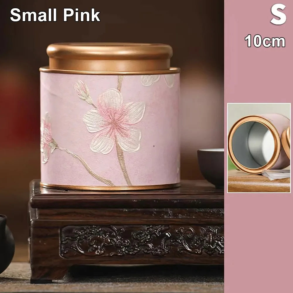 Airtight Tinplate Tea Storage Can – Food Grade Sealed Jar