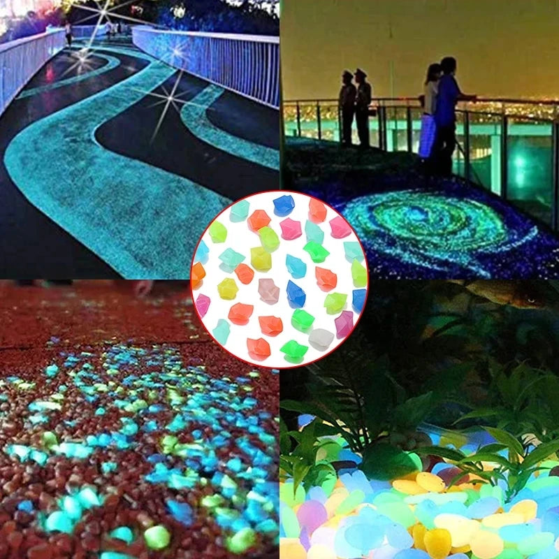 Glow in the Dark Pebbles | Luminous Decorative Rocks & Stones