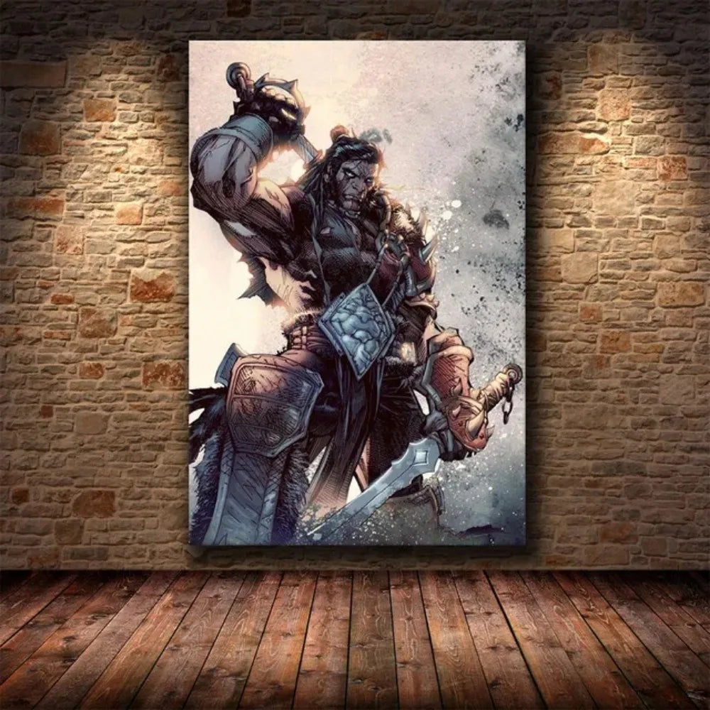 World of Warcraft HD Canvas Wall Art Poster | Unframed Print