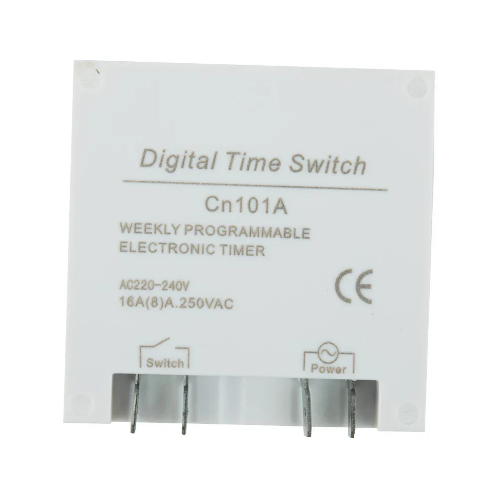 12V 16A Programmable Digital LCD Timer Switch – 16 On/Off