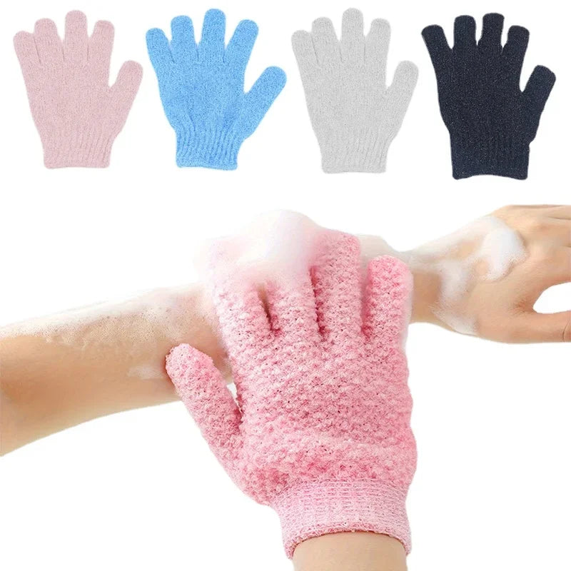 Exfoliating Shower Gloves – Body Scrub for Men & Women