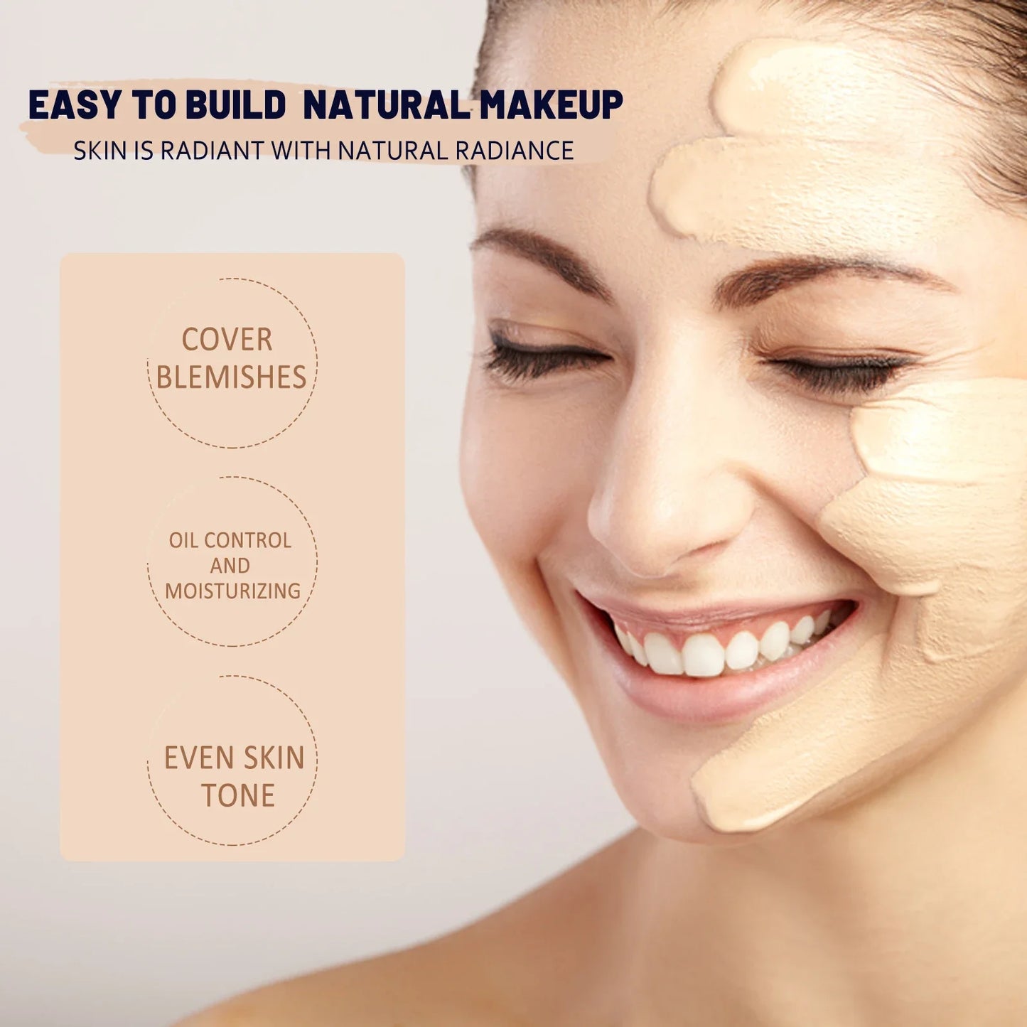 CC Cream Foundation SPF 50 – Brightening, Oil Control & Concealer Peaceful Pleasures Health and Wellness
