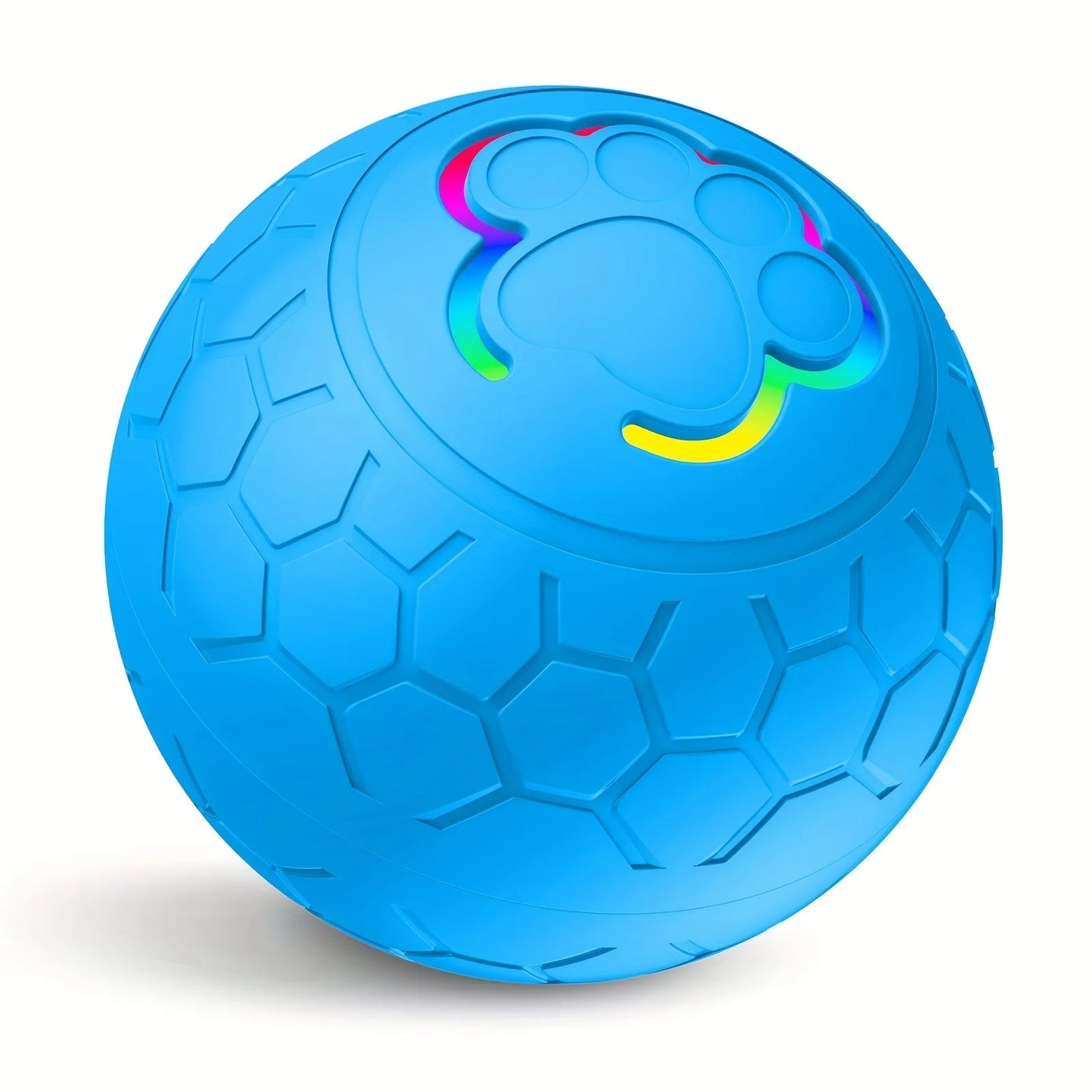 Smart Interactive Pet Toy Ball – RGB Lights, Auto Roll & Bounce