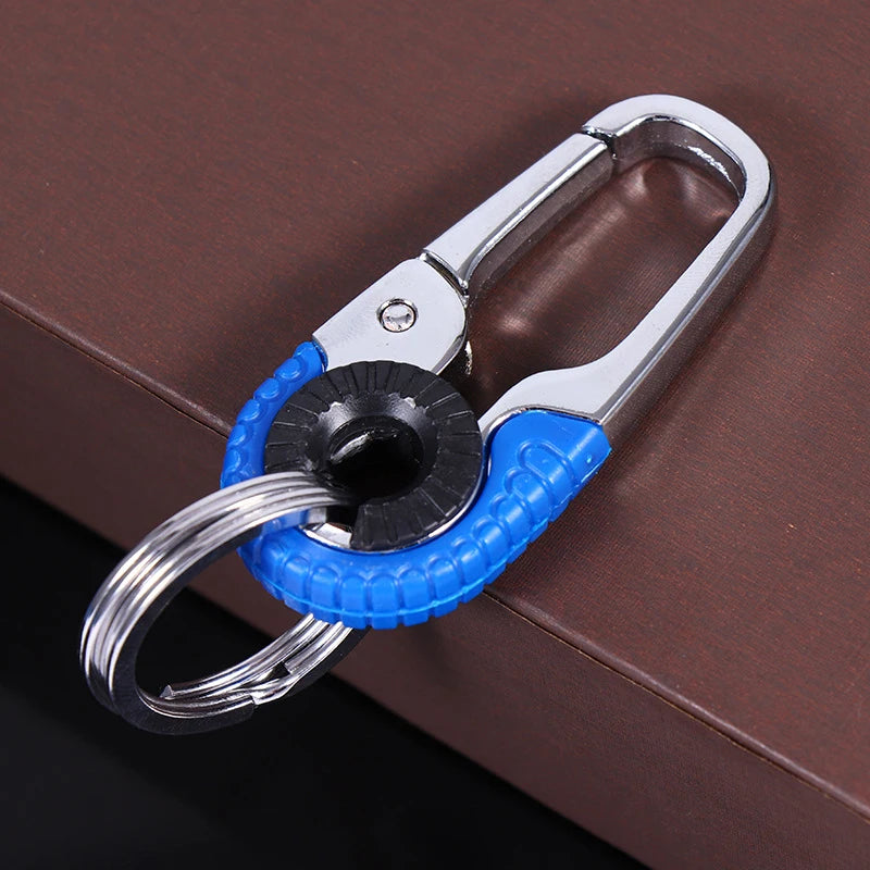 Carabiner Keychain Stainless Steel Double Ring Hook – EDC