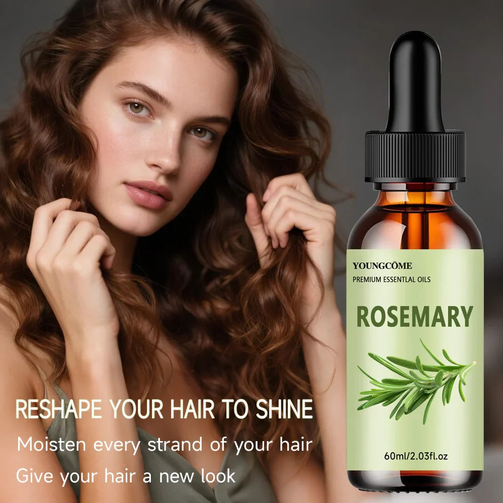 YOUNGCOME Rosemary Essential Oil for Hair & Body Care