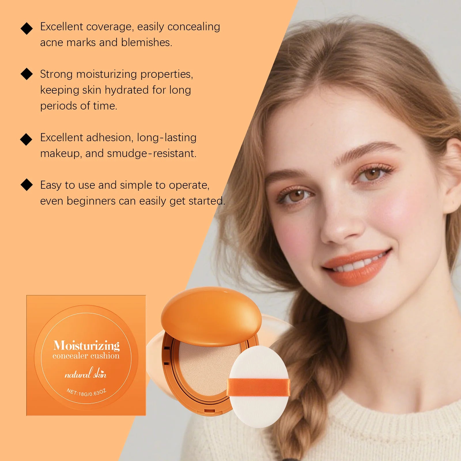 High Coverage Makeup Concealer Cushion Foundation Liquid Peaceful Pleasures Health and Wellness