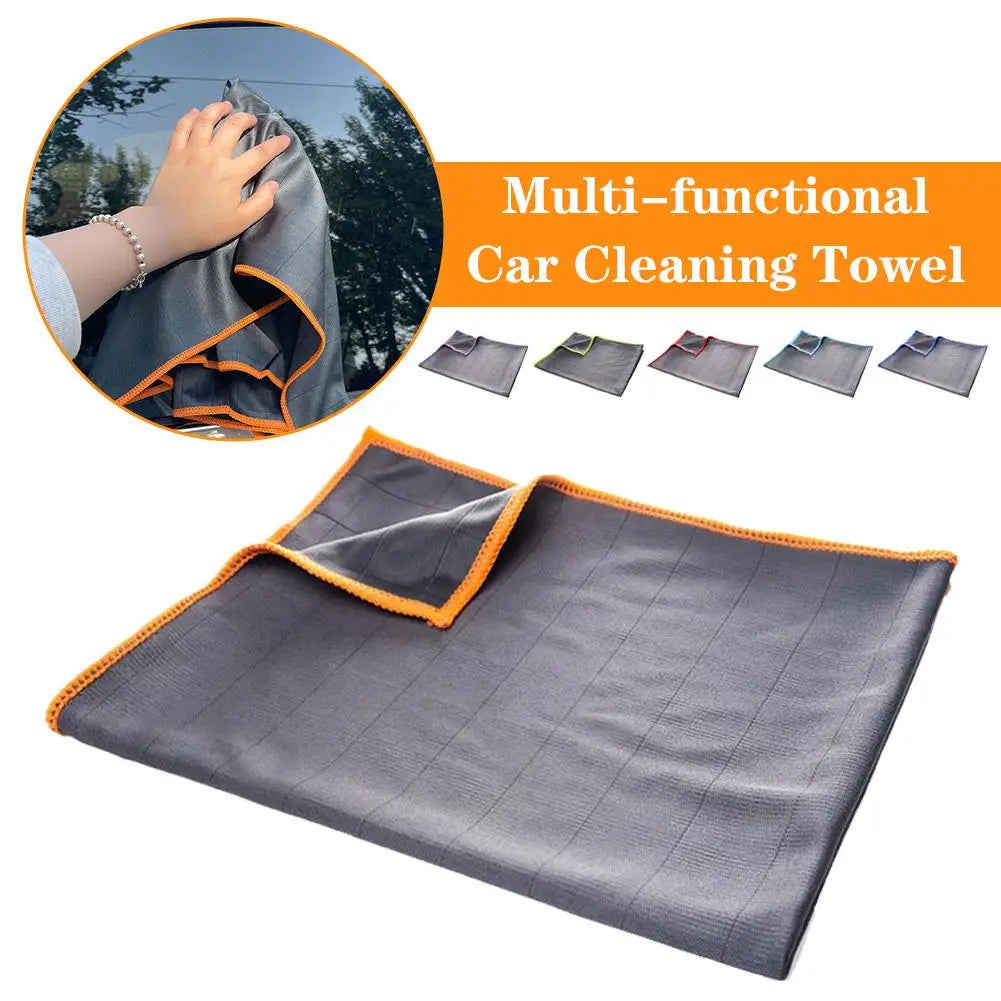 Lint Free Carbon Fiber Cleaning Cloth Glass Window Polishing Streak Free Miracle Easy Clean Rag Reusable for Kitchen Dish Peaceful Pleasures Health and Wellness