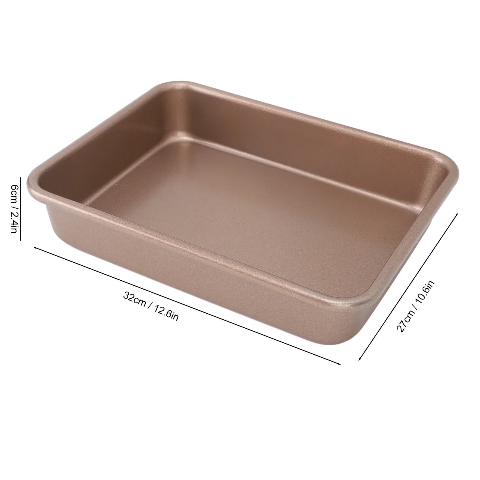 9/11/13 inch Rectangular Oven Tray Food Grade Carbon Steel Baking Tray Built-in Oven Bakeware Tool Suitable for High Temperature Peaceful Pleasures Health and Wellness 13 inches