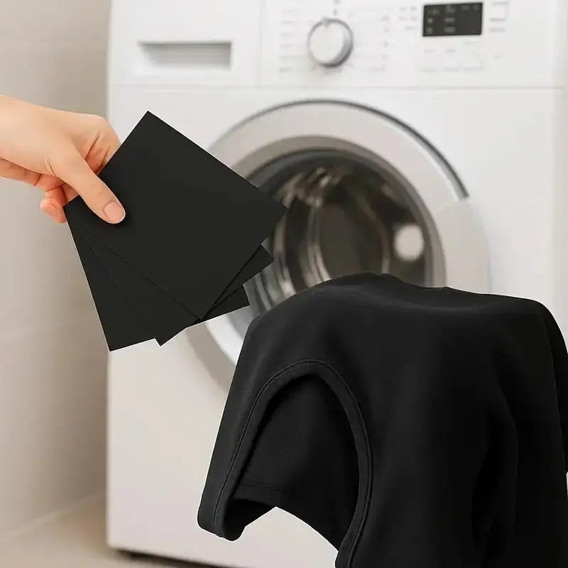 Black Color Enhancer Laundry Sheets – Anti-Fading Dark Fabrics Color Enhancer Laundry Sheets Peaceful Pleasures Health and Wellness