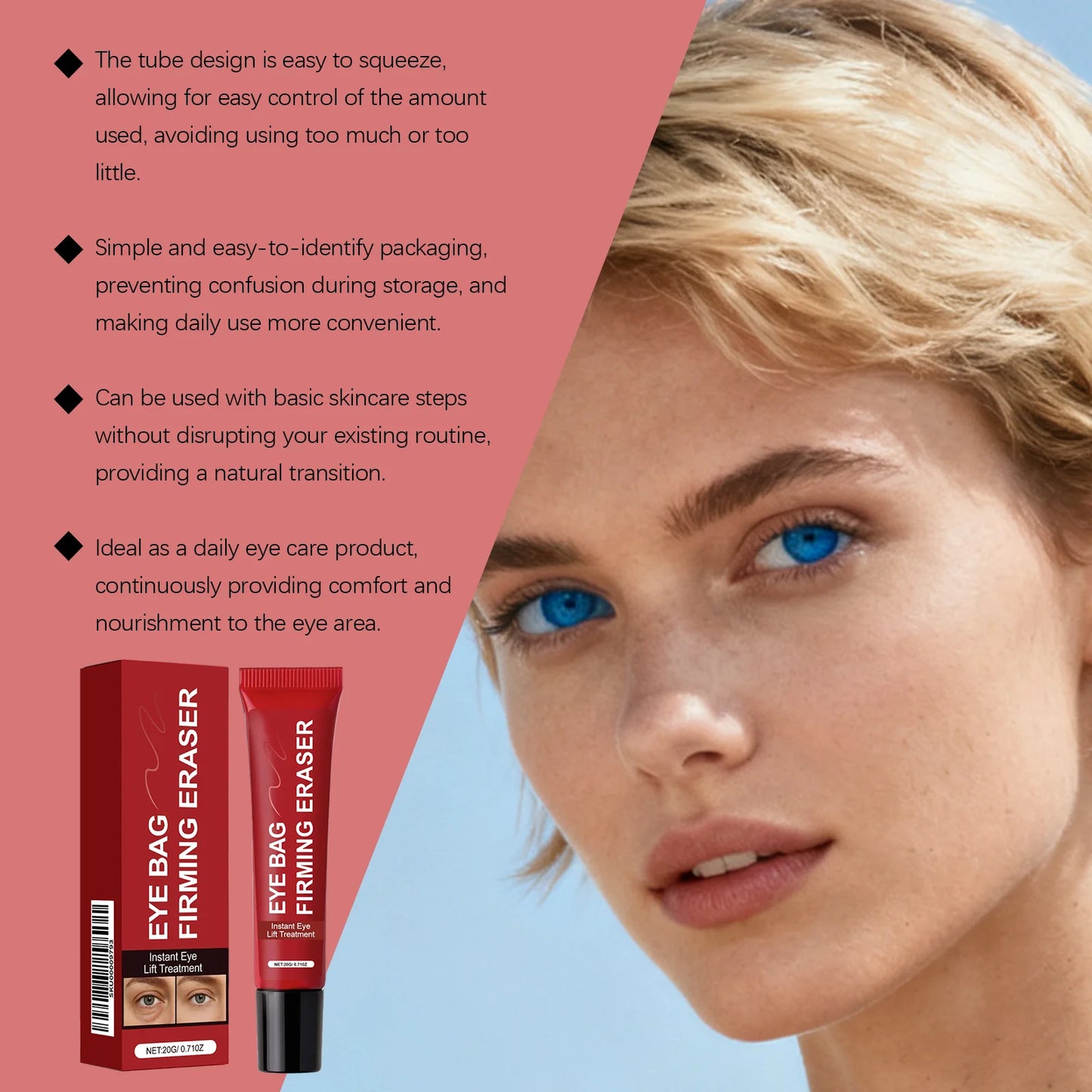 Retinol Eye Cream – Firms, Brightens & Reduces Dark Circles