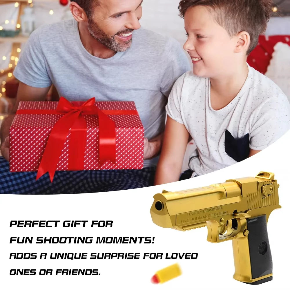 Shell Ejection Desert Eagle Toy Gun Toy Pistol For Kids Boys Great Birthday Gift For Age 14+ Peaceful Pleasures Health and Wellness