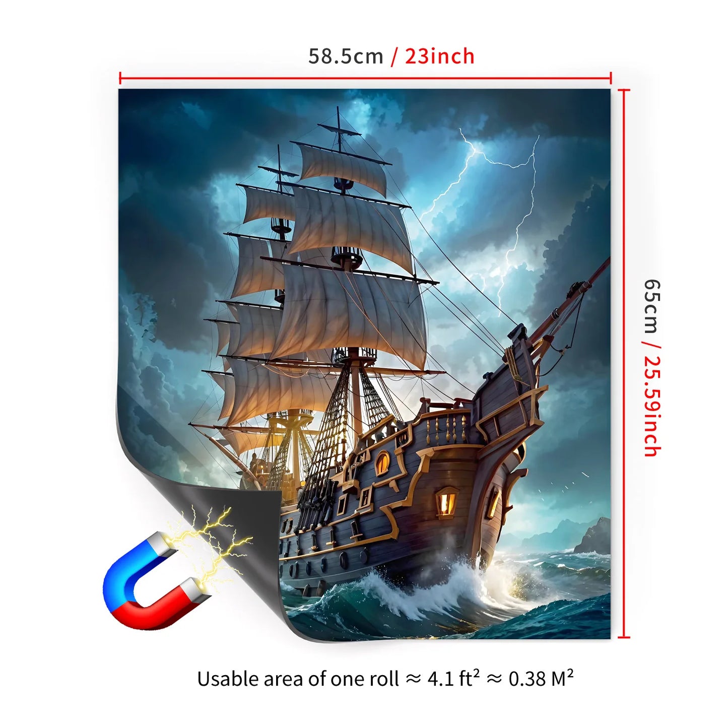 65x58.5CM household dishwasher magnetic sticker kitchen and refrigerator magnet board Peaceful Pleasures Health and Wellness MDS13