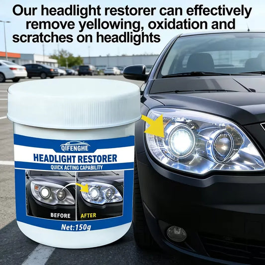 Car Headlight Restoration Paste – Crystal Coating & Clarity Polish Headlight Restoration Paste Oasis Select