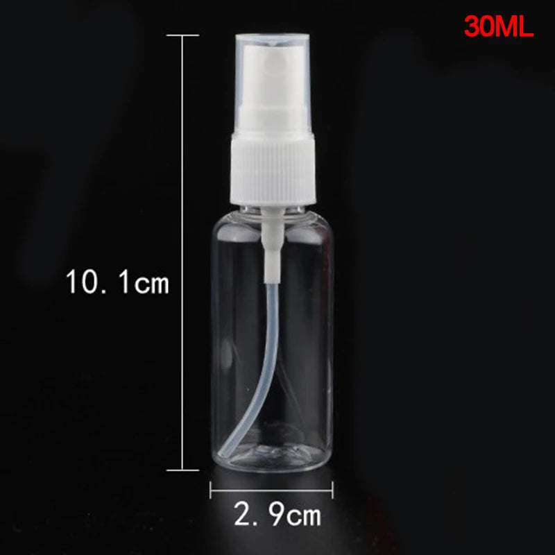 Clear Refillable Travel Spray Bottle – Mini Plastic Atomizer