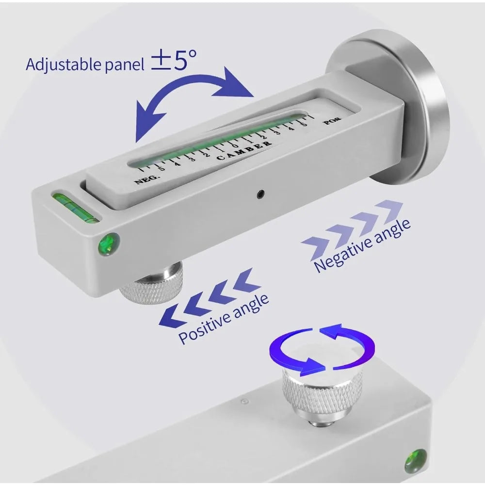 Universal Adjustable Magnetic Gauge Tool Automobile four-wheel Positioning Magnetic Level Wheel Alignment Tools for Truck Car RV Peaceful Pleasures Health and Wellness