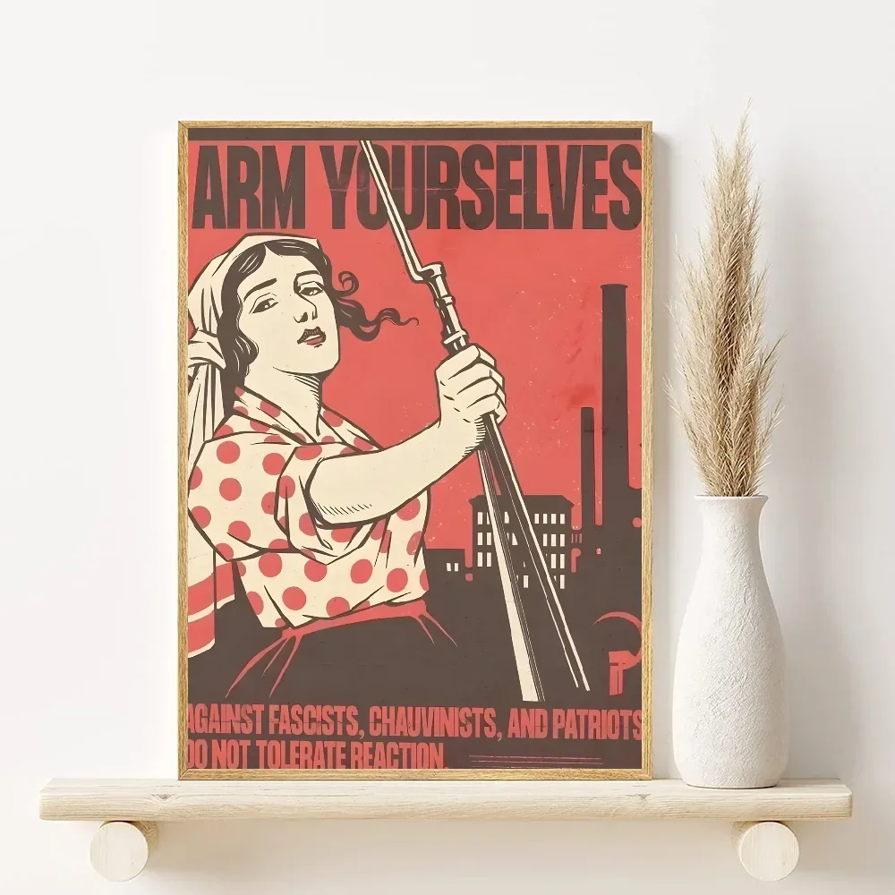 happy time Soviet Russia Communism Poster Minimalist Aesthetics Print Canvas Painting for Living Room Modern Home Decor Peaceful Pleasures Health and Wellness z18 20x30cm Unframed
