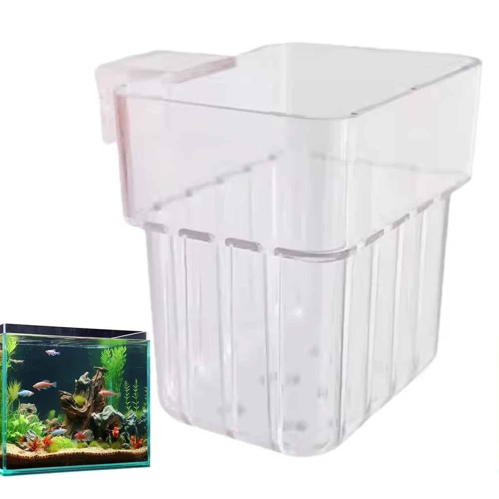 Aquarium Hydroponic Planting Cups | Clear Acrylic Fish Tank Holder 3pc