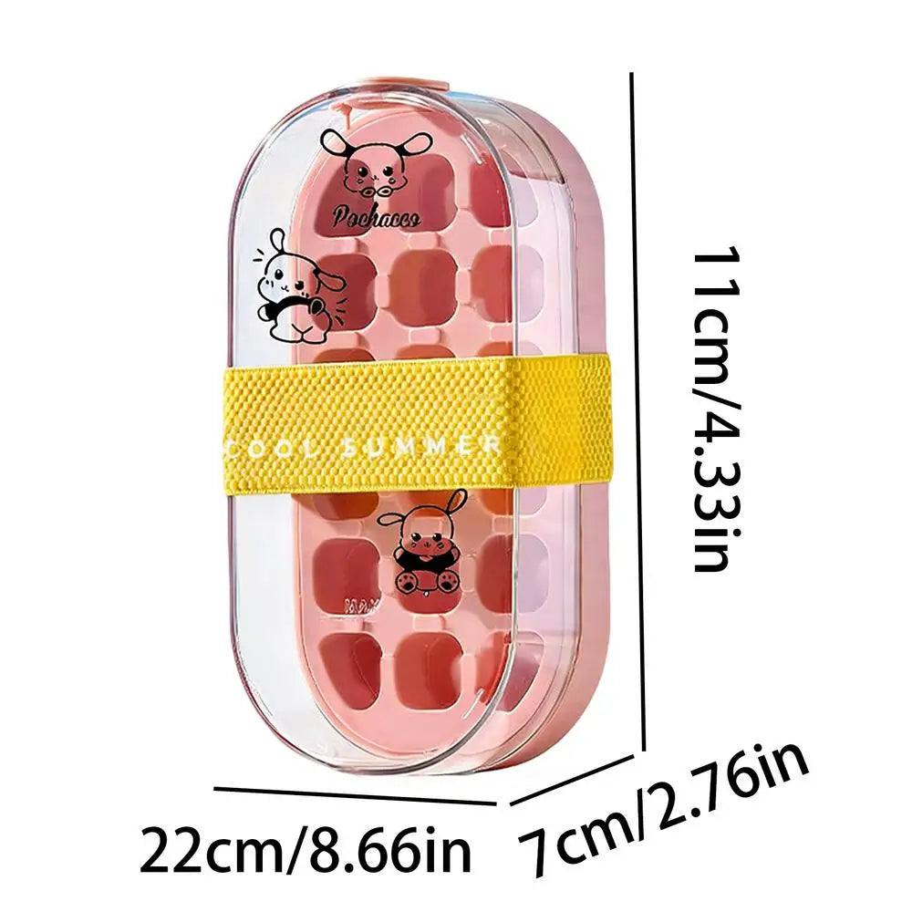 2-In-1 Touch Free Ice Tray Bottle | Portable Ice Maker & Straw Ice Maker Bottle Peaceful Pleasures Health and Wellness China Mainland Pink