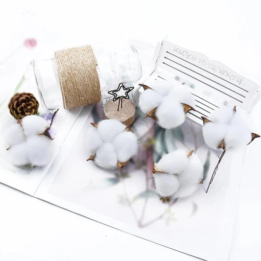 Cotton Ball Artificial Flowers 10/20Pcs – Wedding & Home Decor Artificial Flower Heads Peaceful Pleasures Health and Wellness