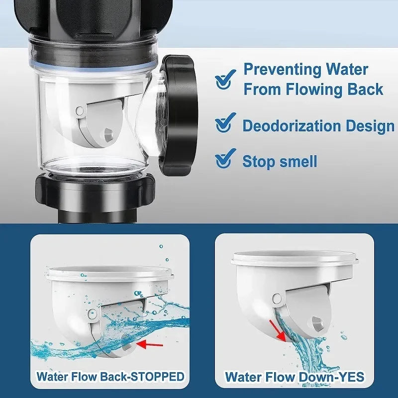 Flip-Top Retractable Sink Drain – Anti-Clog & Deodorizing Filter