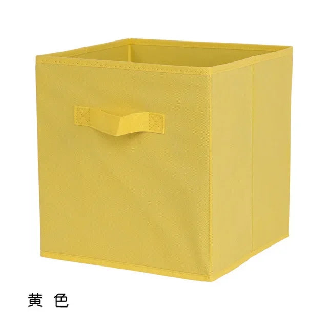 Non Woven Fabric Storage Box Home Supplies Clothing Underwear Storage Box,Kid Toy Storage Organizer Cabinet Drawer Organization Peaceful Pleasures Health and Wellness YELLOW