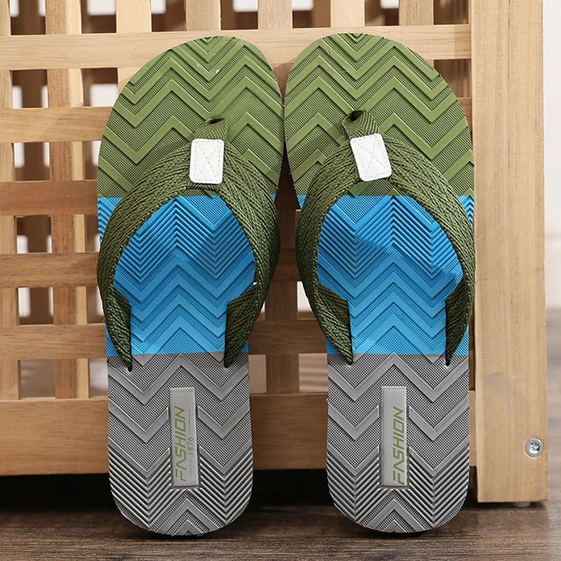 Men's Flip Flops Beach Slides – EVA Summer Sandals Sizes 40–44