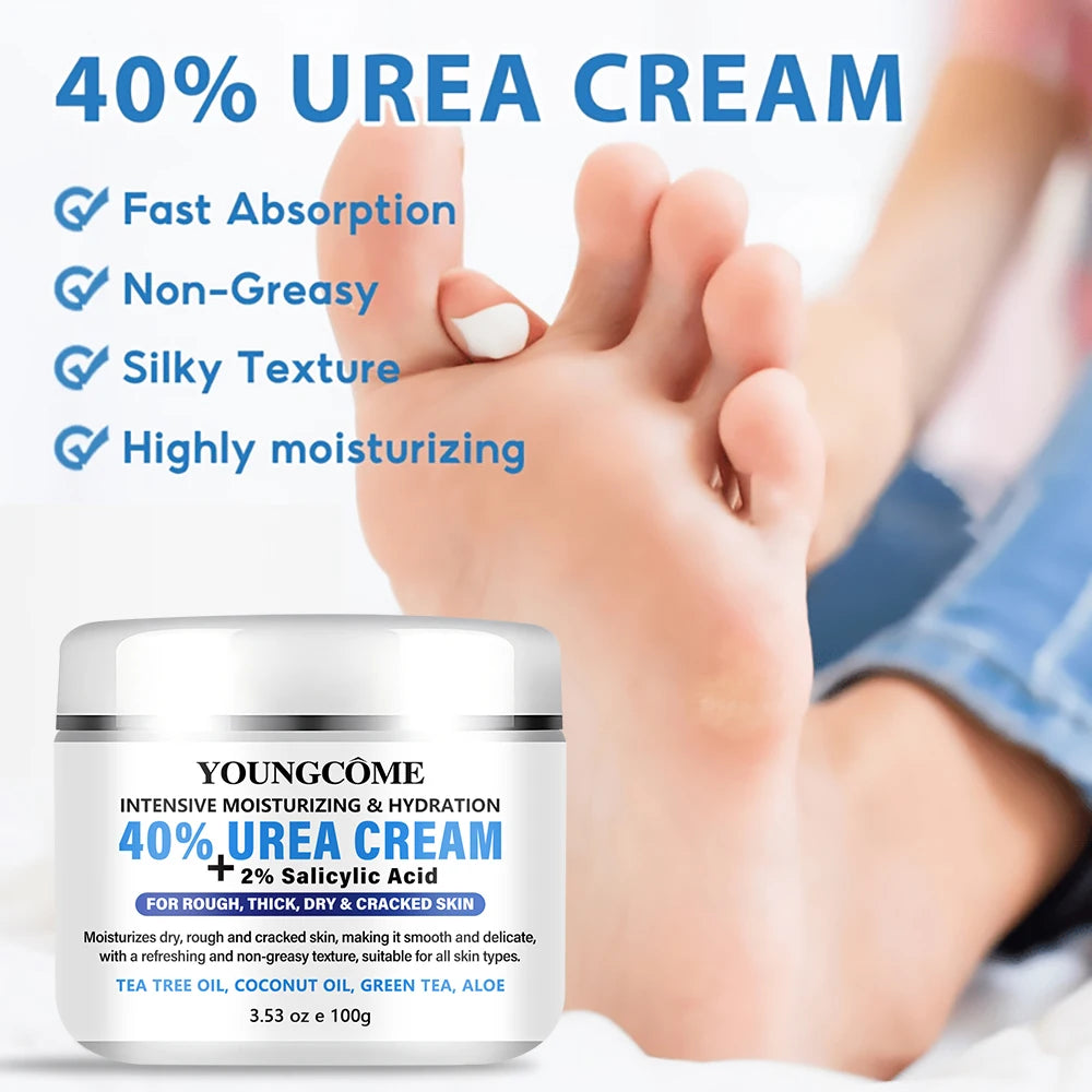 SUYARUN 40% Urea Foot Cream Stick - Moisturizing & Exfoliating, Cracked Heel Repair, Deep Hydration for Dry Feet, Long protect. Peaceful Pleasures Health and Wellness