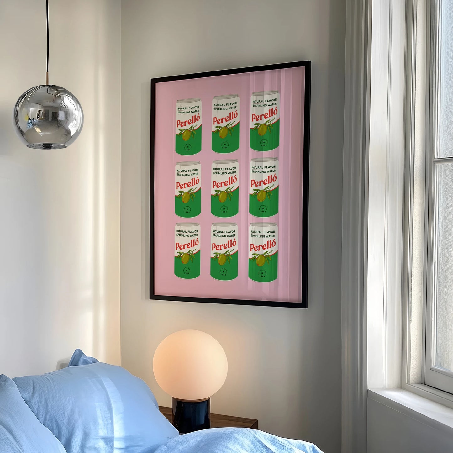 Pink Spanish Drinks Perello Canvas Wall Art Print | Home Decor