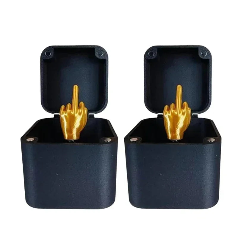 Funny Middle Finger Desk Decor – Miniature Prank Gift