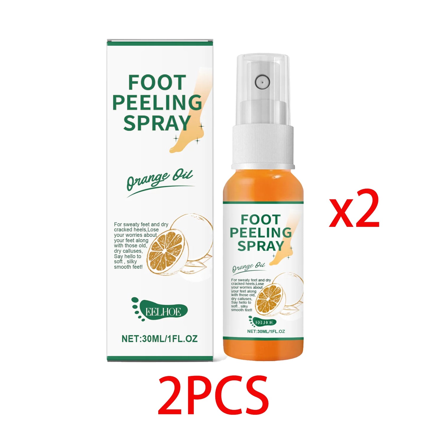 Foot Softening Spray – Exfoliator for Calluses & Rough Skin