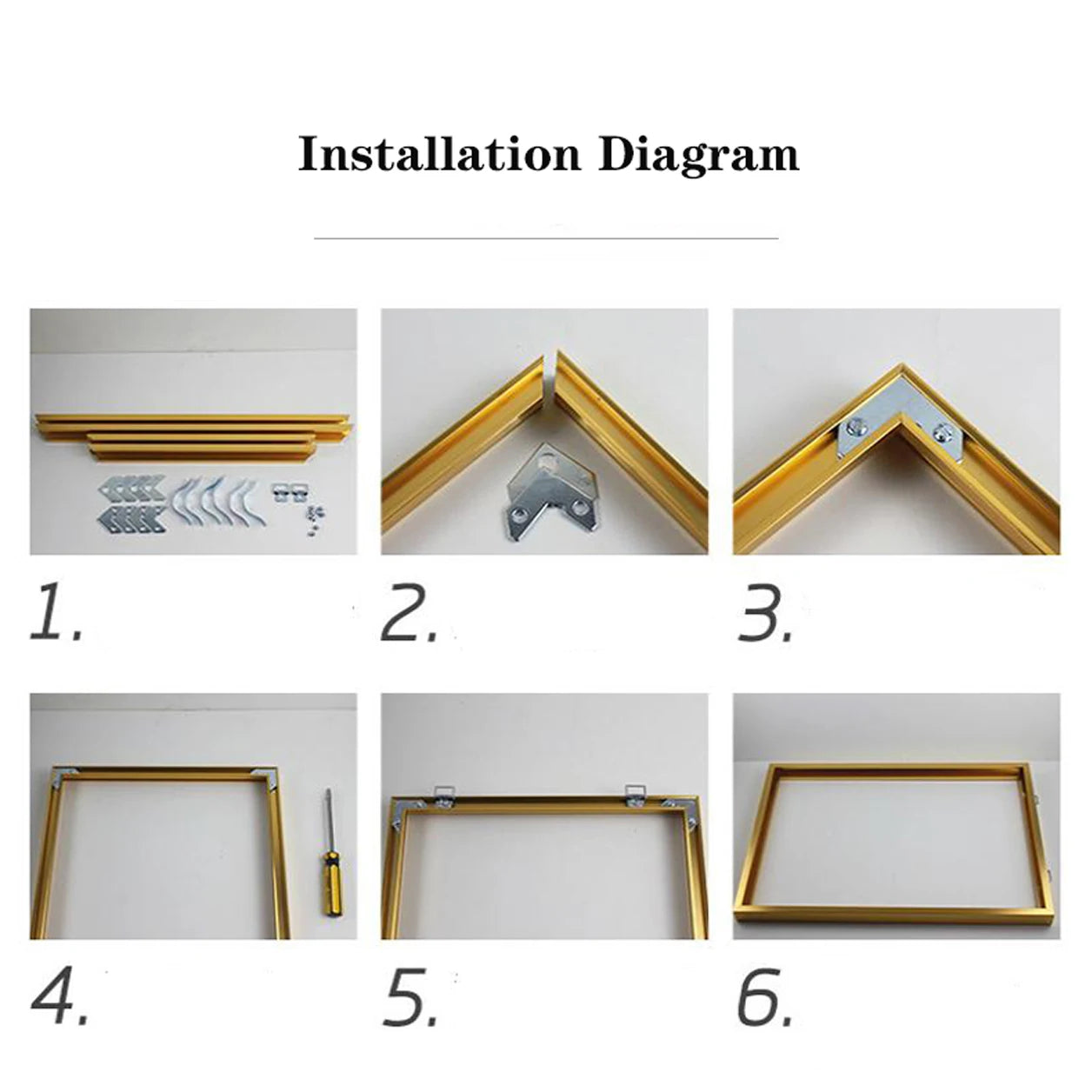 Customized Metal Aluminum Alloy Canvas Frame Dedicated Link 70x140cm 80x160cm 100x100cm Various Large And Small Sizes Availabl Peaceful Pleasures Health and Wellness