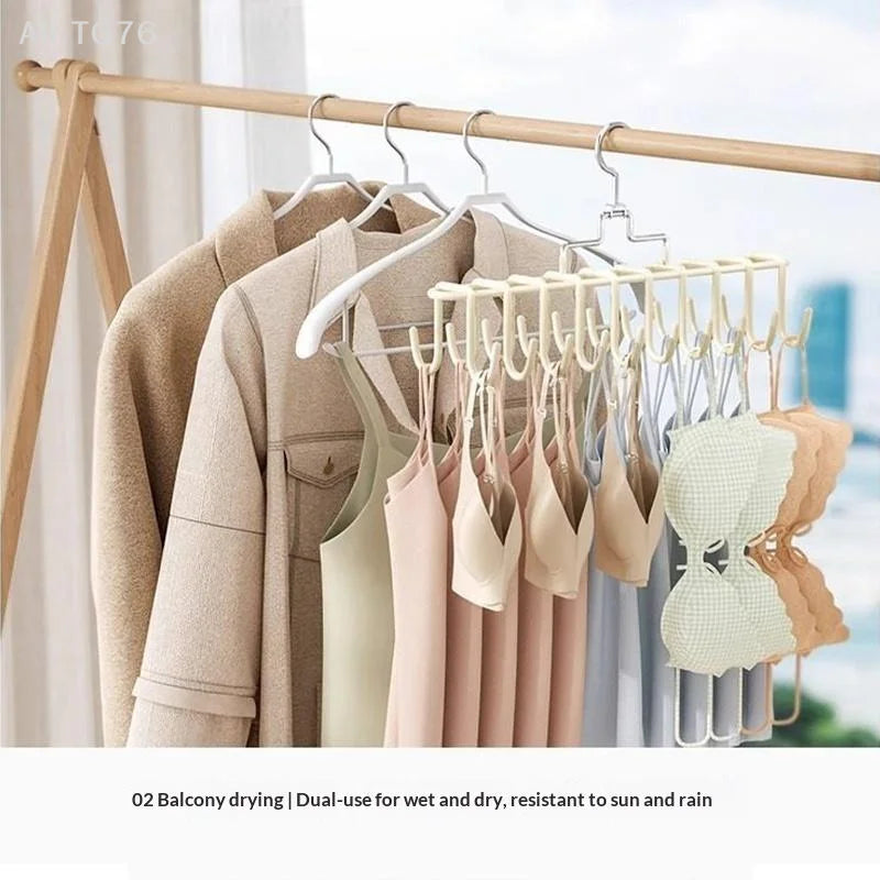Space-Saving Multipurpose Hanger – Bras, Tanks & Scarves
