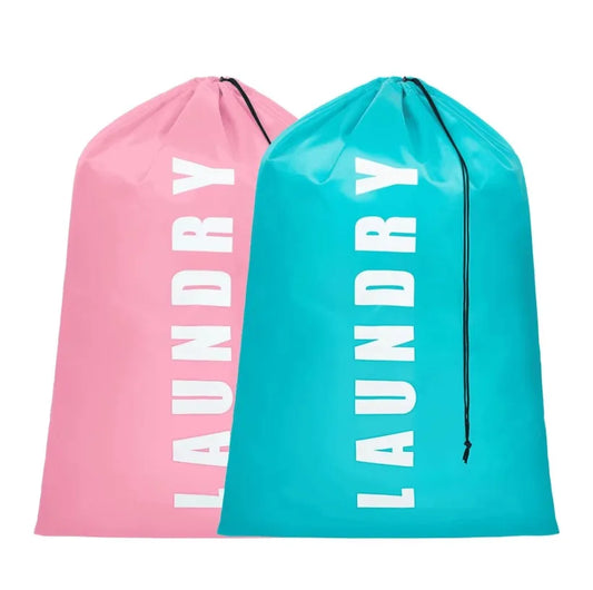 2 Pack XL Laundry Bag, Machine Washable Dirty Clothes Organizer, Large Enough to Hold 4 Loads of Laundry, 24" x 36" Peaceful Pleasures Health and Wellness 2pcs 1