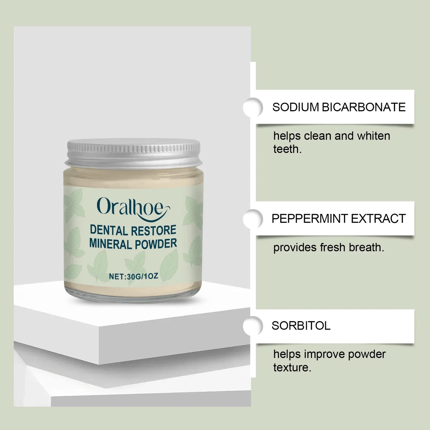Tooth Shine Care Powder – Cleans Teeth, Protects Enamel
