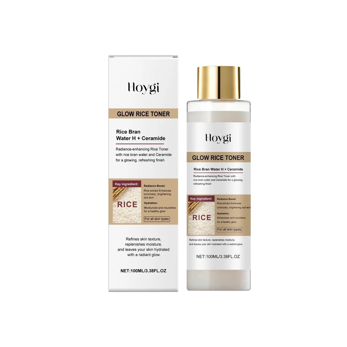 Rice Essence Brightening Serum | Niacinamide & Ceramide 30ml