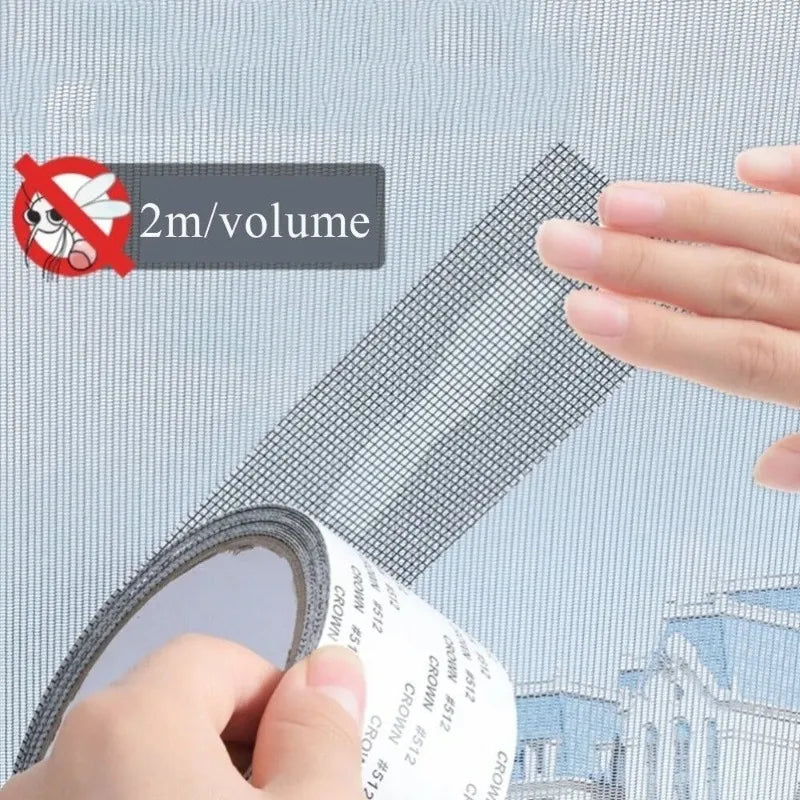 Window Screen Repair Tape – Waterproof Self-Adhesive Mesh Patch