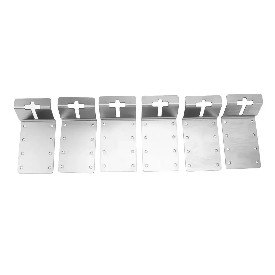 Heavy-duty Thickened T-post Brackets Outdoor Metal Mount Hardware