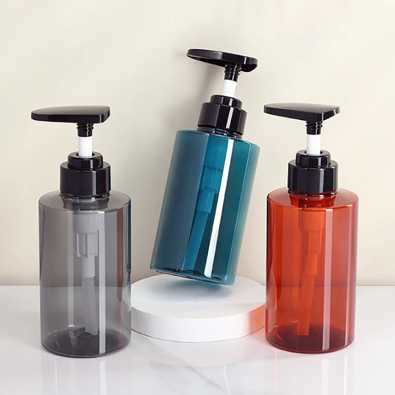 300/500ml Shampoo Hand Soap Dispenser Empty Pump Bottles Dispenser Lotion Dispenser Liquid Travel Containers Bath Accessory Peaceful Pleasures Health and Wellness