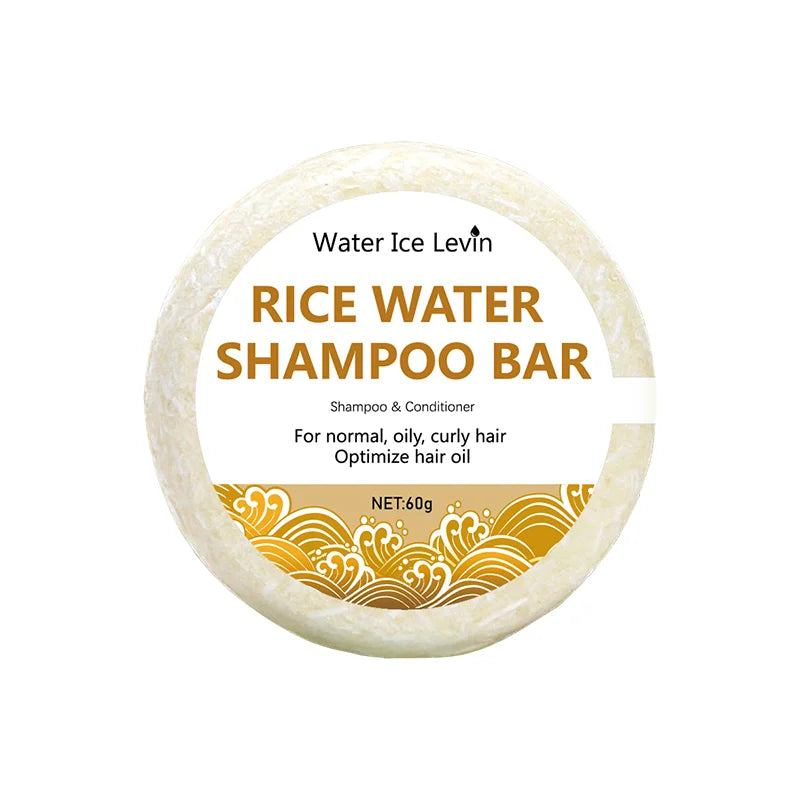 Organic Rice Water Shampoo Bar – Nourishing Hair Soap 60g