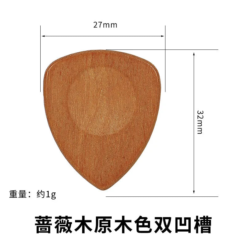 Wood Guitar Pick Electric Parts Premium Guitarpicks Enhancing Grip
