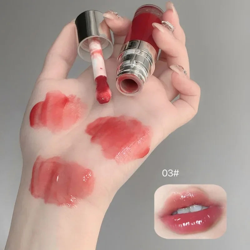 Strawberry Jelly Lip Oil Gloss – Glossy Tint & Hydrating Balm