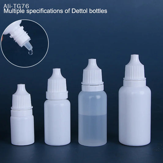 10-Pack Refillable Empty Eye Drop Squeeze Bottles 5–30ml Refillable Dropper Bottles Peaceful Pleasures Health and Wellness