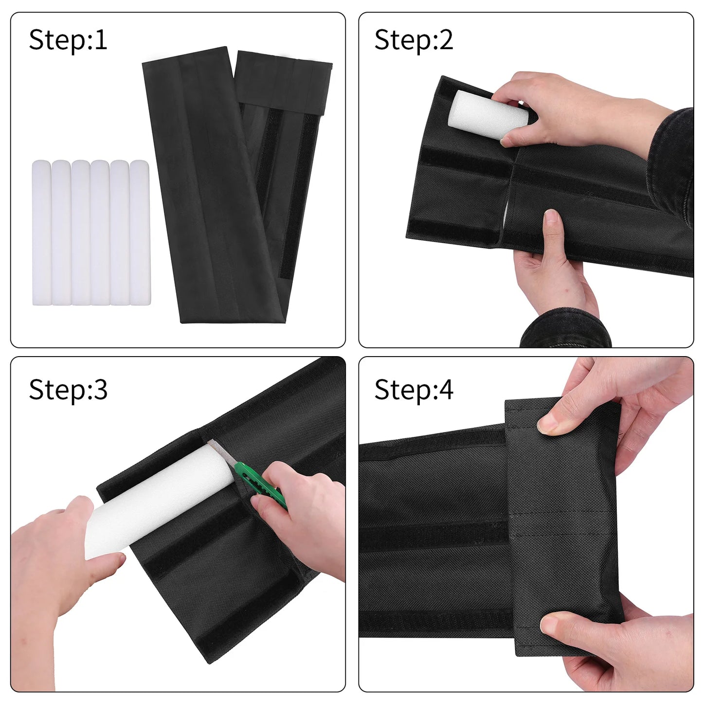 Large Door Draft Stopper for Bottom of Doors 30/32/36” Under Door Sweep Noise Blocker Gap Stoppers Door Seal Guard Draft Stopper Peaceful Pleasures Health and Wellness